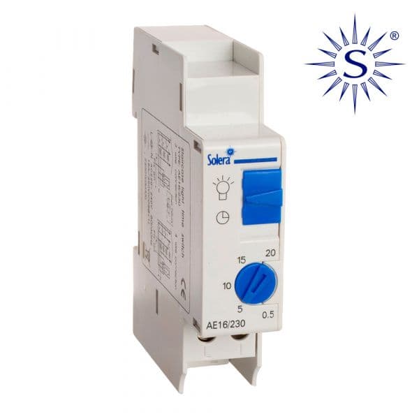 Solera Temporizador de Escada Automático Módulo 1 Din - EDM43008