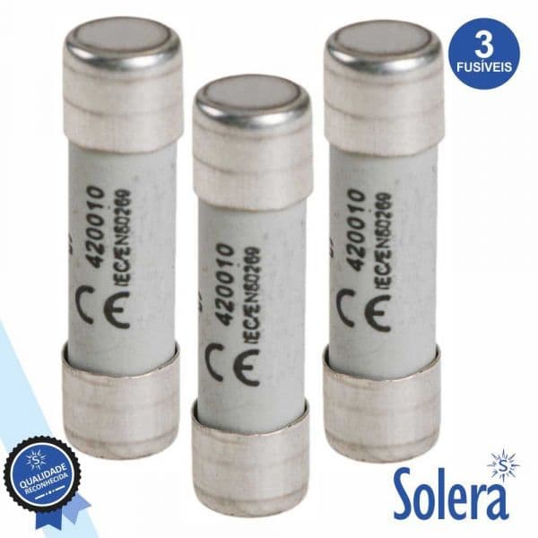Solera Fusível Cerâmica 10x38 10a 500v 3x