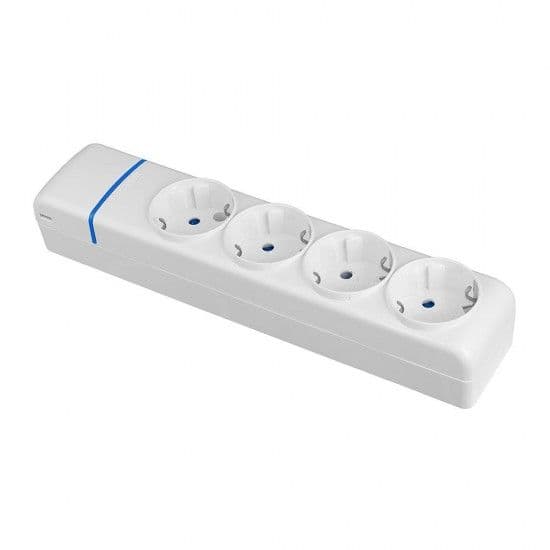 Solera Extensão Elétrica 8004P 4 Tomadas Schuko 16A 250V Branco