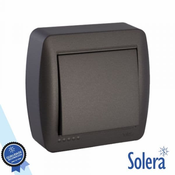 Solera Interruptor de Escada Mural 43171 Preto