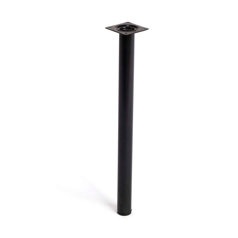 PÉ CILÍNDRICO DE AÇO. COR PRETO MOD. 401G. MEDIDAS Ø3X40CM. 2-401