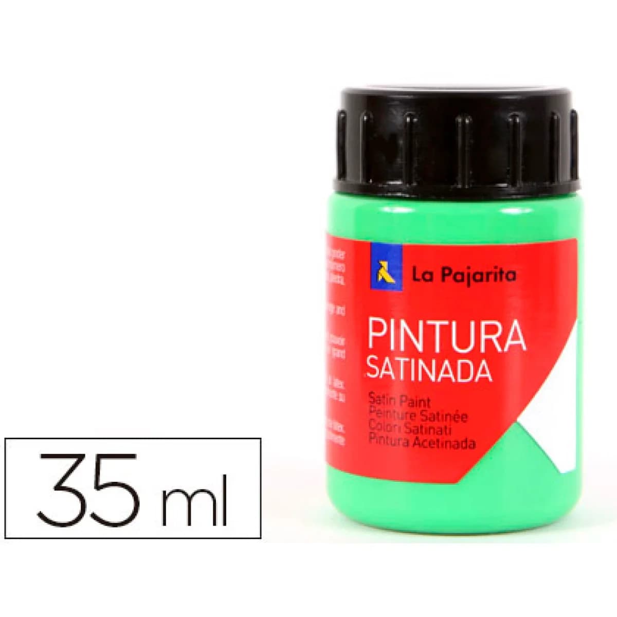 La Pajarita Frascos Tinta Latex 35ml Verde Relva - L-38
