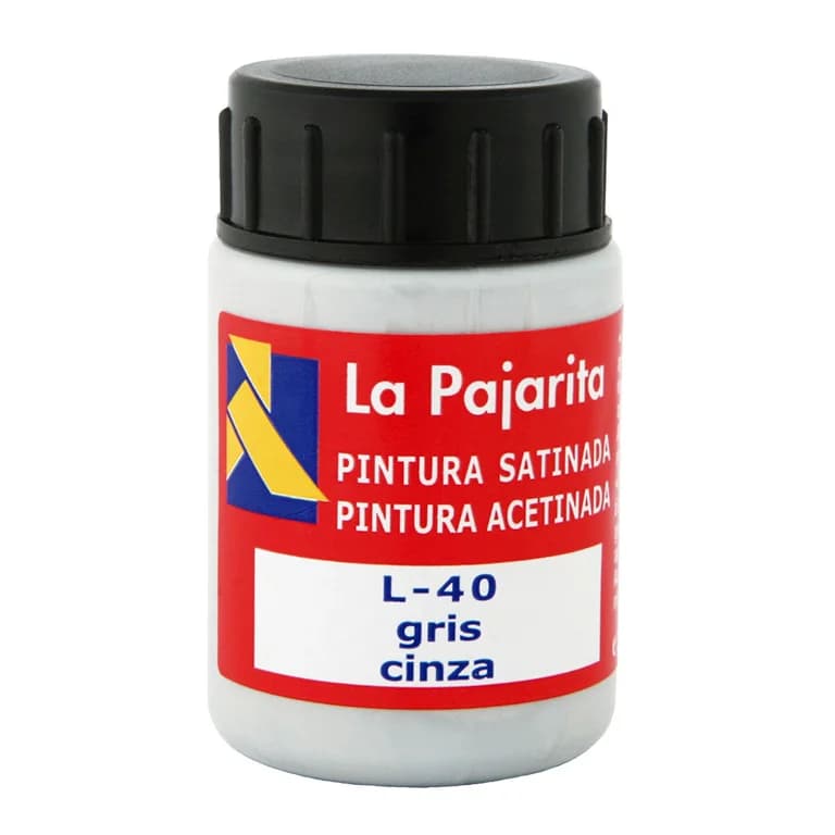 La Pajarita Frascos Tinta Latex 35ml Cinza - L-40