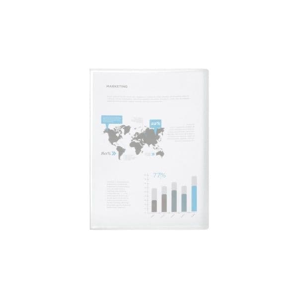 LiderPapel Capa Catalogo 80 Bolsas A4 Transparente Ec91 - A00058.00