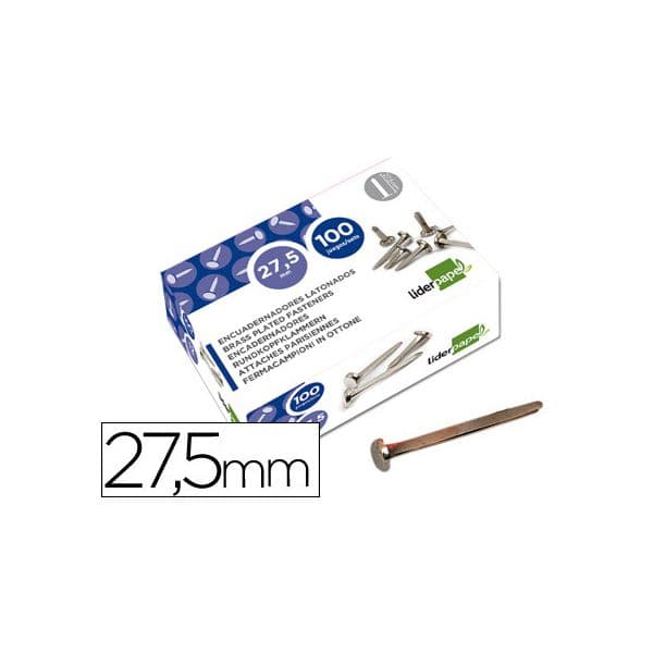 LiderPapel Ataches nº6 27.5mm 100 Un.