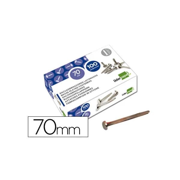LiderPapel Caixa 100 Ataches n 12 70mm - FS18