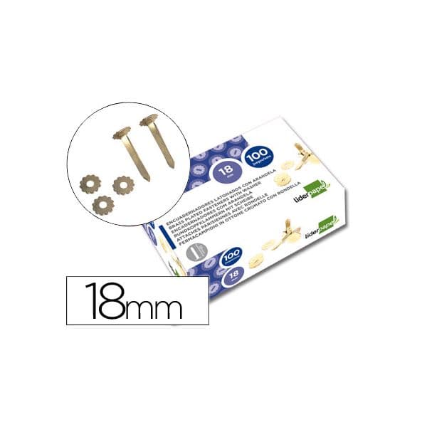 LiderPapel Ataches 18mm 100 Un.
