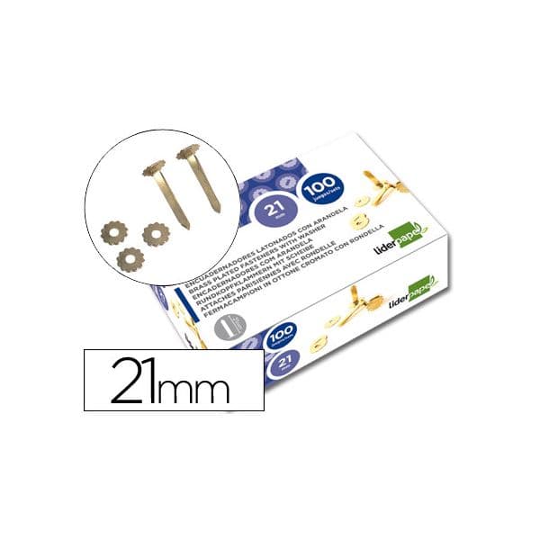 LiderPapel Ataches 21mm 100 Un.