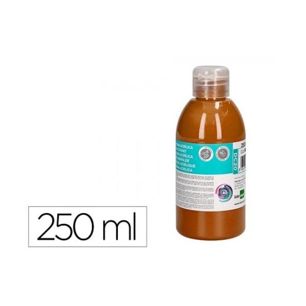 LiderPapel Tinta Acrílica 250ml Castanha