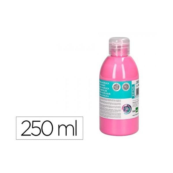 LiderPapel Tinta Acrílica 250 ml Rosa