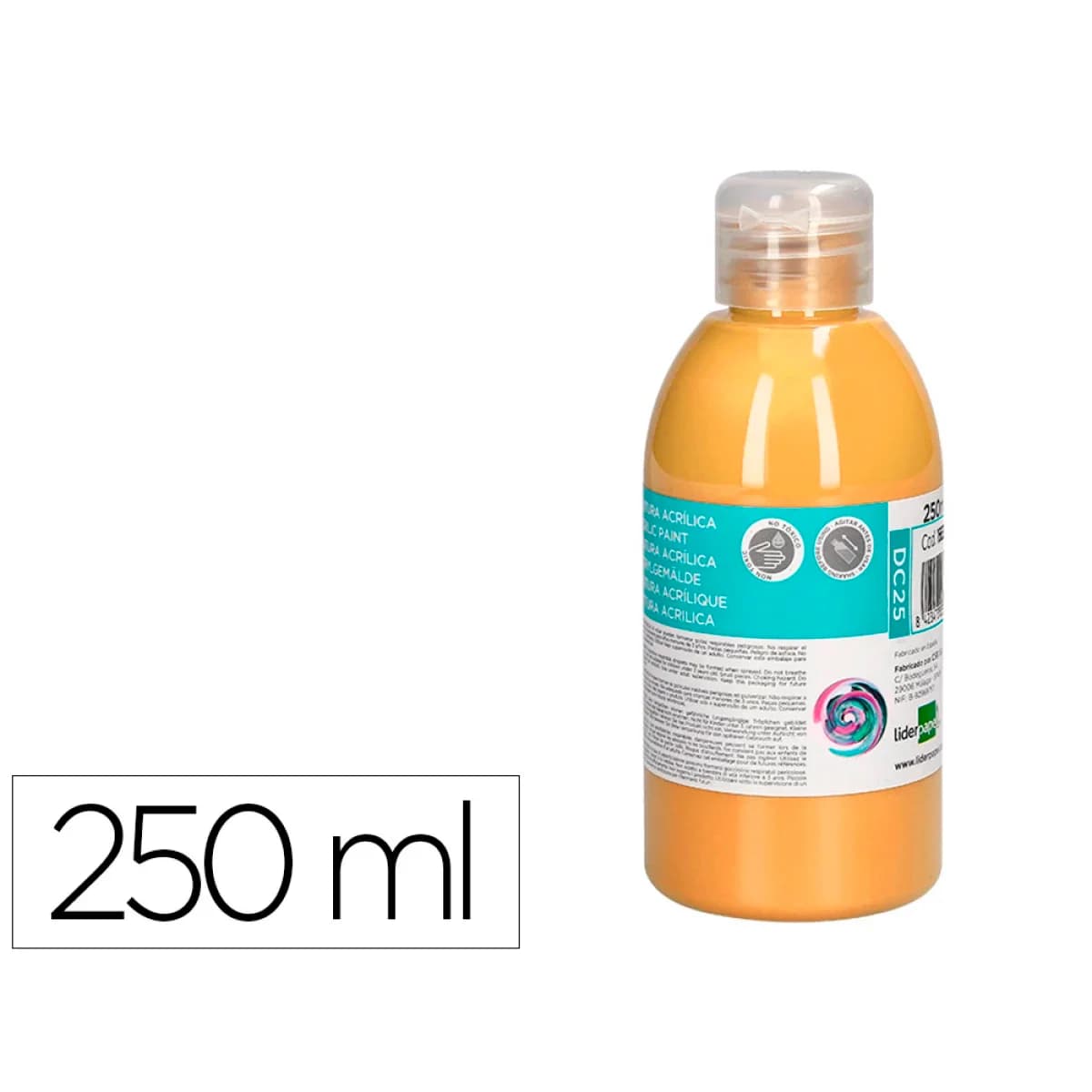 LiderPapel Tinta Acrílica 250ml Bege