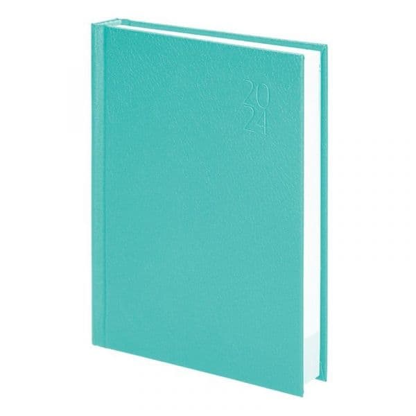 LiderPapel Agenda Diária 2024 Capa Dura Verde Menta A5