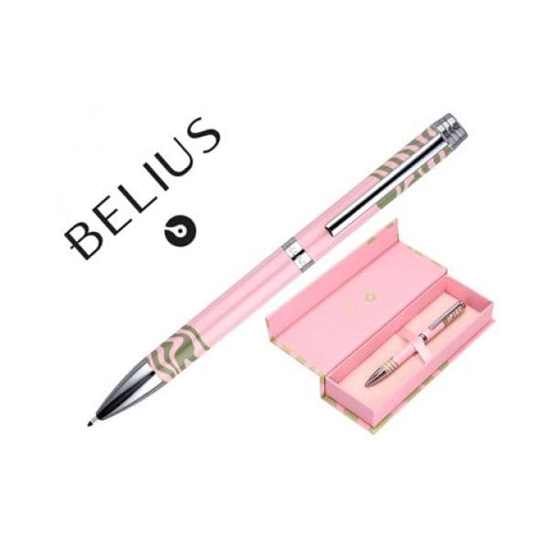 Belius Esferográfica Ink Dreams 1mm Rosa Tinta Azul 1 Un.