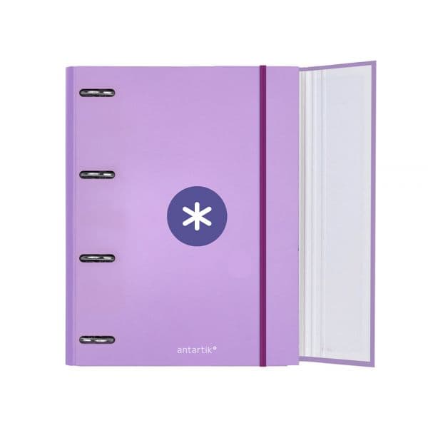 Antartik Caderno Quadriculado A4 Espiral 200 Folhas Lilás