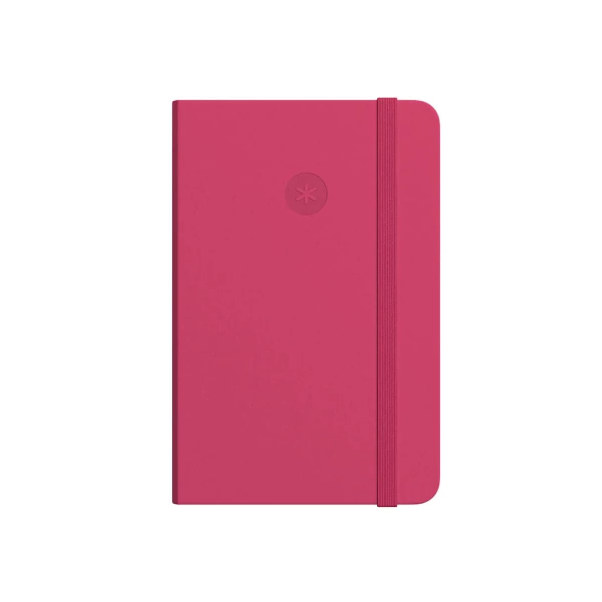 Antartik Caderno Quadriculado A5 com Elástico 100 Folhas Fúcsia