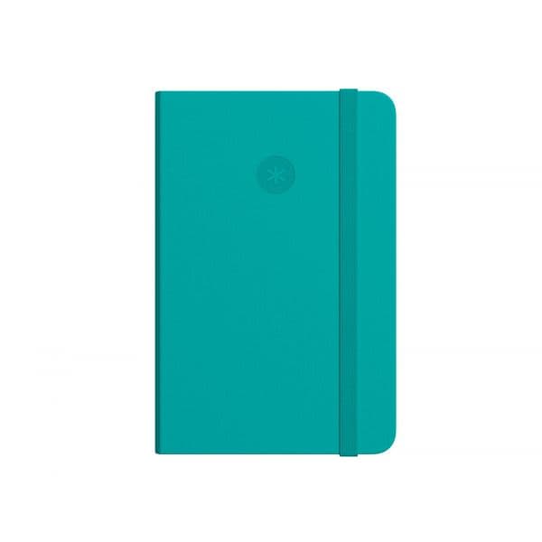 Antartik Caderno Quadriculado A5 Capa Dura 100 Folhas Turquesa