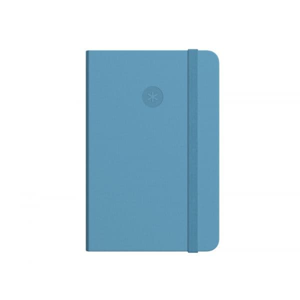 Antartik Caderno Quadriculado A5 Agrafado 100 Folhas Azul Claro