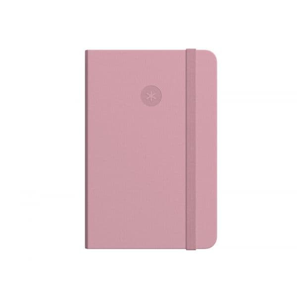 Antartik Caderno Quadriculado A4 Capa Dura 100 Folhas Rosa Pastel