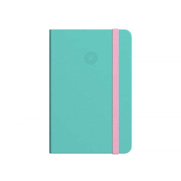 Antartik Caderno Liso A6 Capa Mole 100 Folhas Rosa e Turquesa