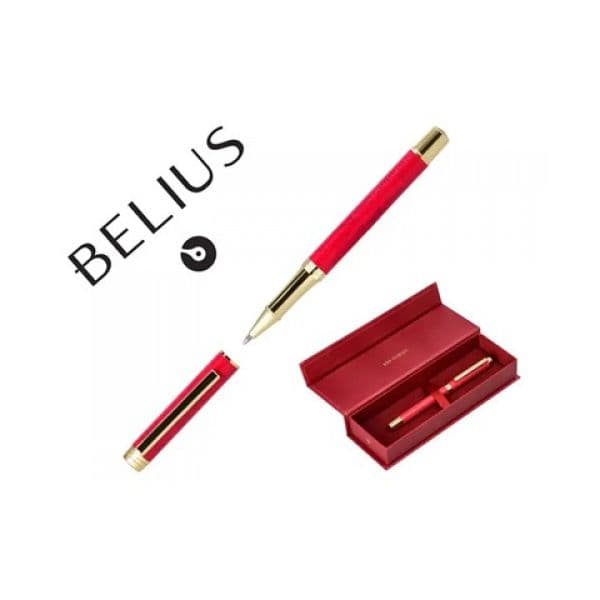 Belius Roller Wild West Vermelho Dourado 0.7mm Tinta Preta 1 Un.