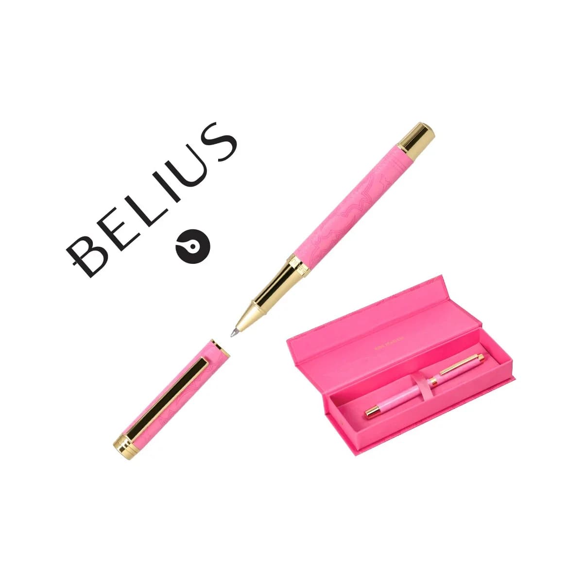 Belius Roller Wild West Rosa Dourado Tinta Preta
