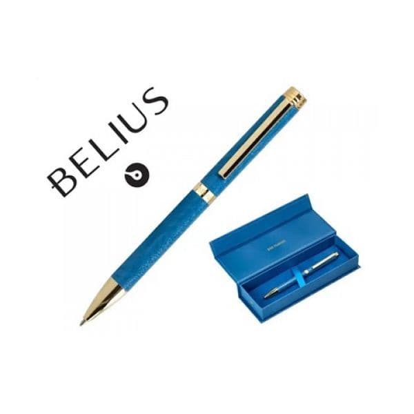 Belius Esferográfica Wild West 1mm Azul Dourado Tinta Azul 1 Un.