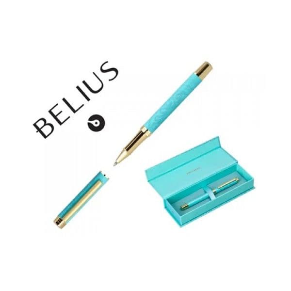 Belius Roller Wild West Turquesa Dourado 0.7mm Tinta Preta 1 Un.