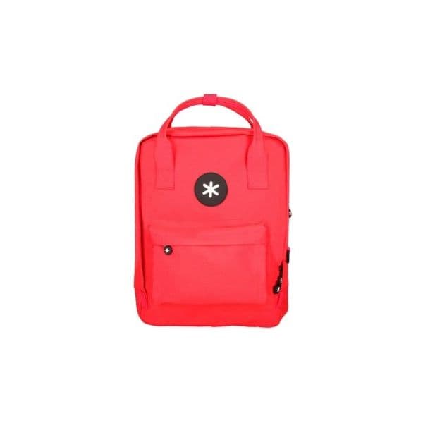 Antartik Mochila com Bolso Exterior 13,5L Vermelha