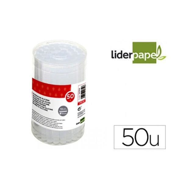 LiderPapel Barra Termofusível 7 mm x 100 mm 50 Unidades