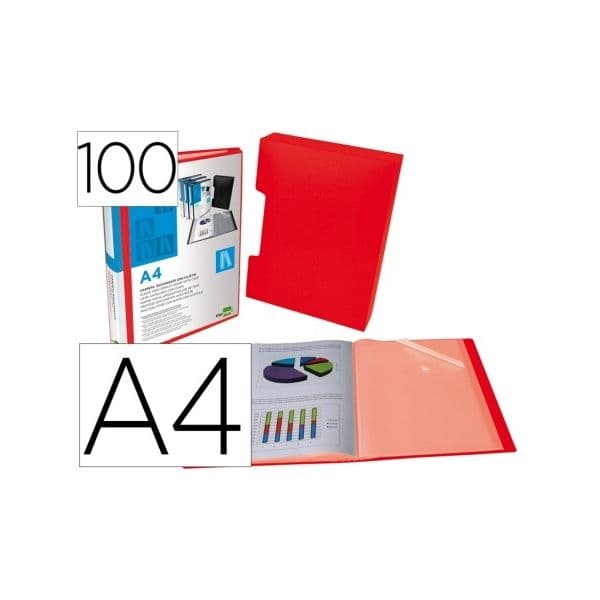 LiderPapel Capa Catalogo C/caixa 100 Bolsas Vermelha Jc09 - 03538.03