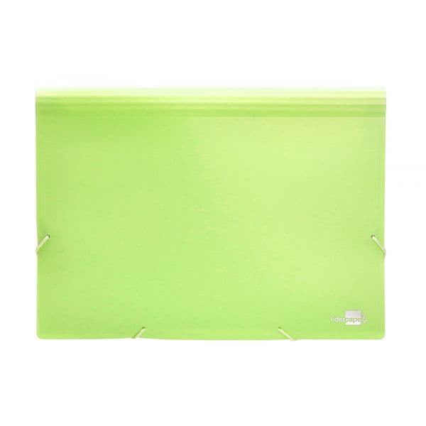 LiderPapel Pasta Classificadora Fole Amarelo Fluor Opaco 13 Departamentos