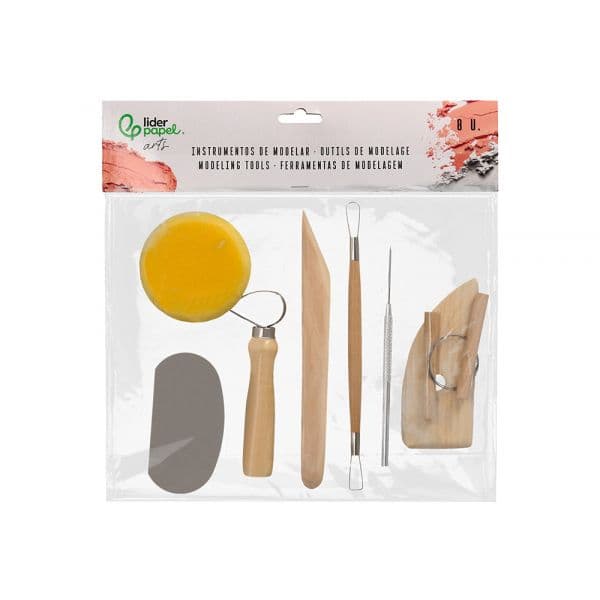 LiderPapel Instrumentos de Modelar L173075 8 Unidades