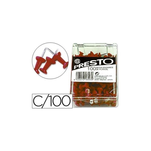 Presto 100 un. Sinalizadores Red - 18-RO