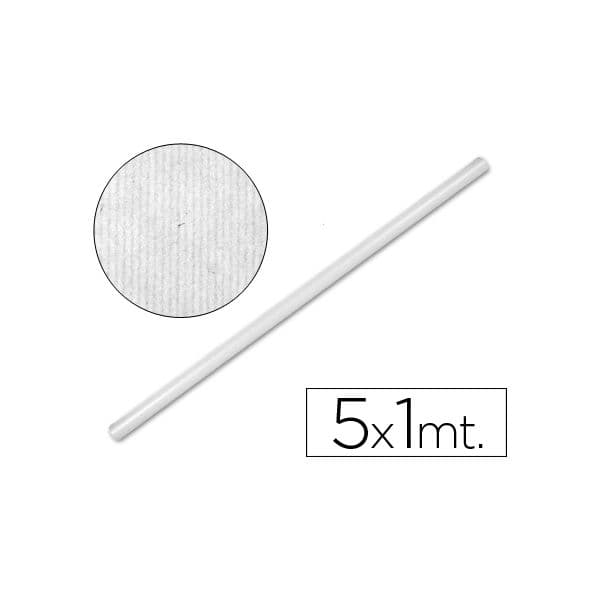 Liderpapel Papel Kraft 5x1m Branco - PK07
