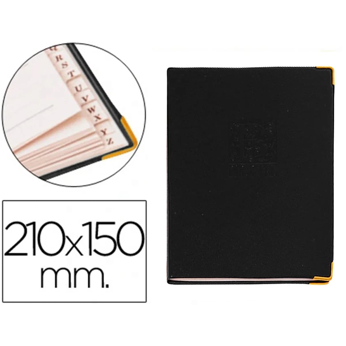 LiderPapel Agenda Telefónica Capa Flexível 210x150mm - 2530