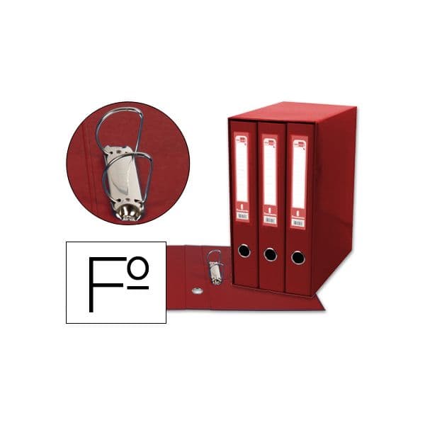 Liderpapel Modulo de 3 Pastas de Arquivo 2 Aneis Folio Lomba - MD33