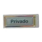 Etiqueta Adesivo Privado Plástico 17x5,5mm - 1793050