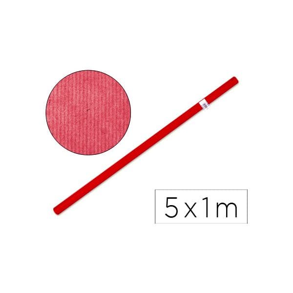Liderpapel Papel Kraft 5x1m Vermelho