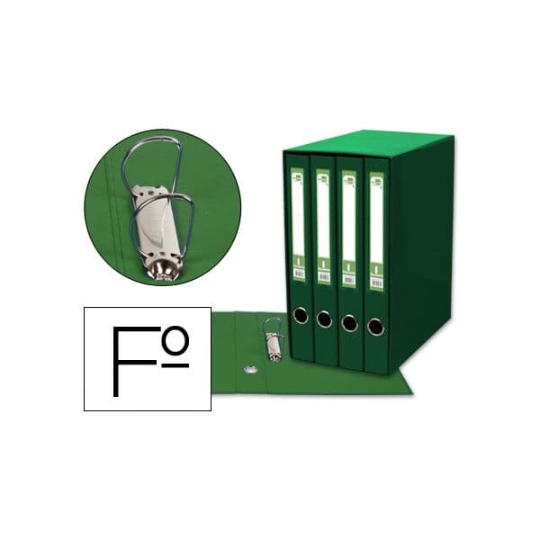 Liderpapel Modulo de 4 Pastas de Arquivo 2 Aneis Folio Lomba - MD44
