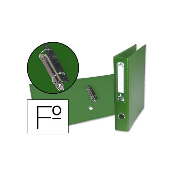 LiderPapel Pasta Cartão Folio L60 2 Argolas Verde - AY11