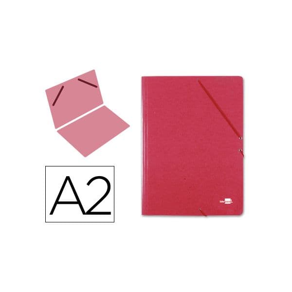 Liderpapel Pasta A2 c/ Elásticos Red - CG27