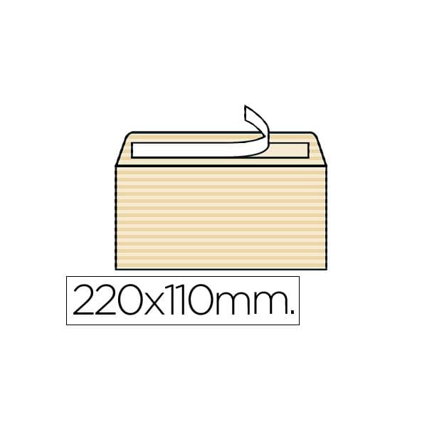 Liderpapel Envelope Americano 110X220mm Amarelado (250 un. - OFF031928CE