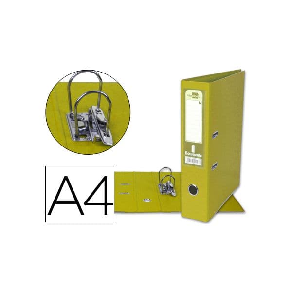 LiderPapel Pasta Arquivo Cartão PVC A4 L70 Documenta Yellow - AZ23