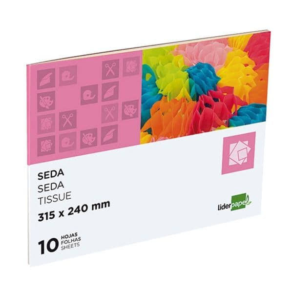 LiderPapel 20 un. Bloco Folio Sortido 10Fls