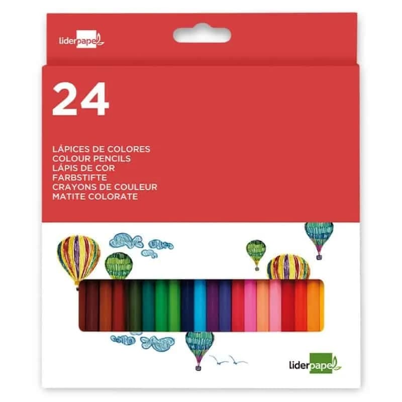 LiderPapel Lápis de Cor 24 un. - LC04