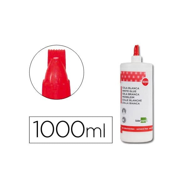 Liderpapel Cola Branco Escolar 1000ml - PG01