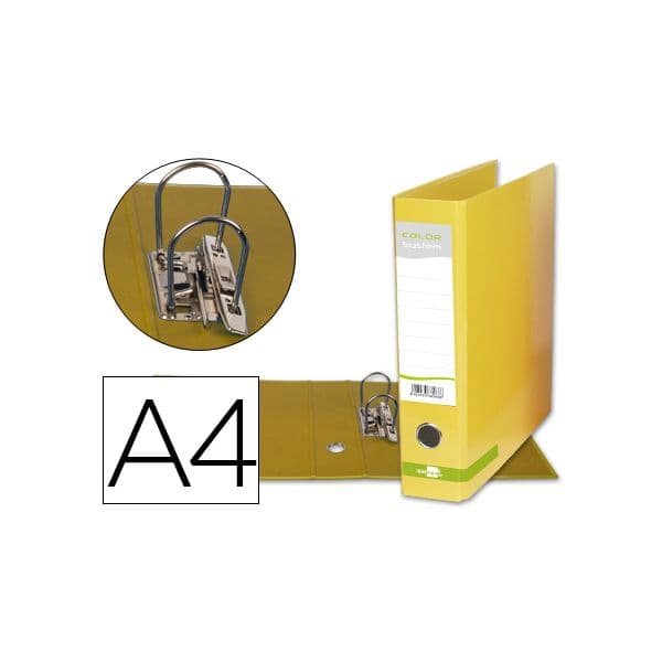 LiderPapel Pasta Arquivo Cartão A4 Color System Yellow - AZ36