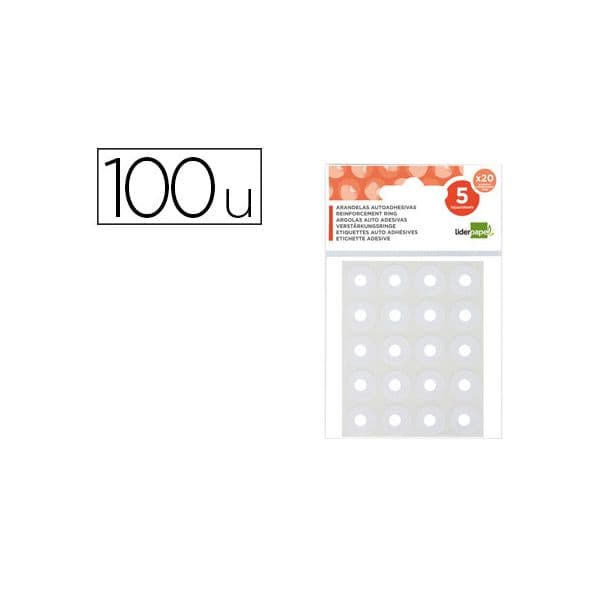 LiderPapel Argolas Autoadesivas 5 Fls - AA01
