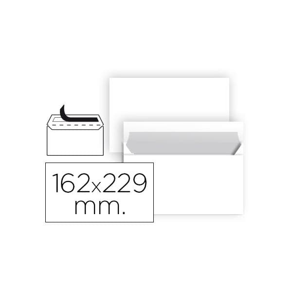 LiderPapel 25 un. Envelopes DIN C5 nº 11 162x229mm - SB84