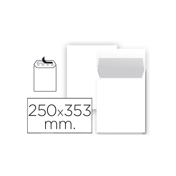 LiderPapel 25 un. Envelopes/Bolsas nº 10 Folio Prolongado 250x353 Branco - SB91
